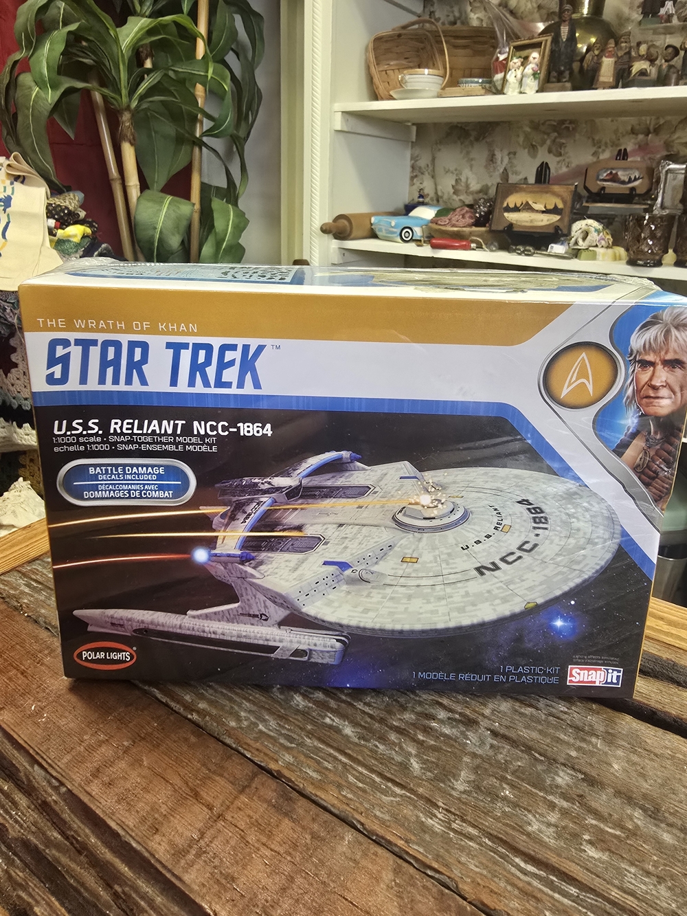 Star Trek U.S.S. Reliant NCC-1864 Model Kit - White & Blue Box Never Opened.